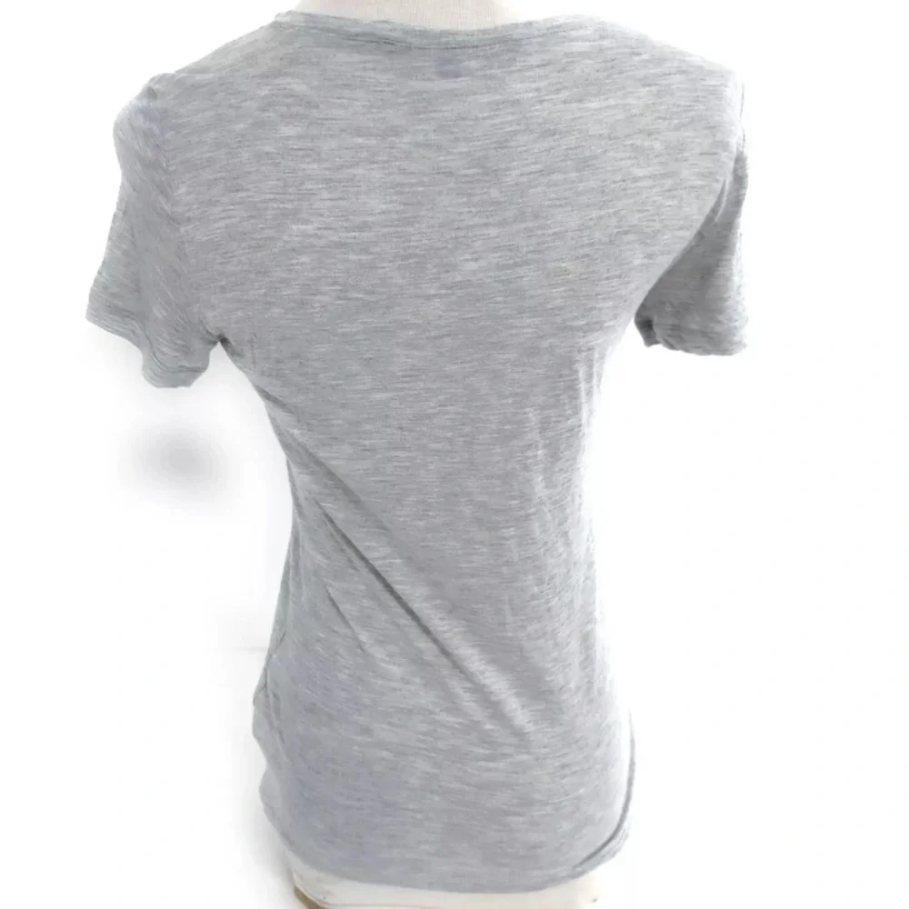 Gucci Gray & Pink Logo Top - Size XS - Picture 3 of 9